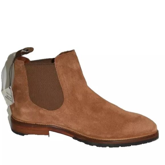 New! Cole Haan Men\'s Berkshire Suede Chelsea Boot Sz 8.5 M Leather C37578 DD406